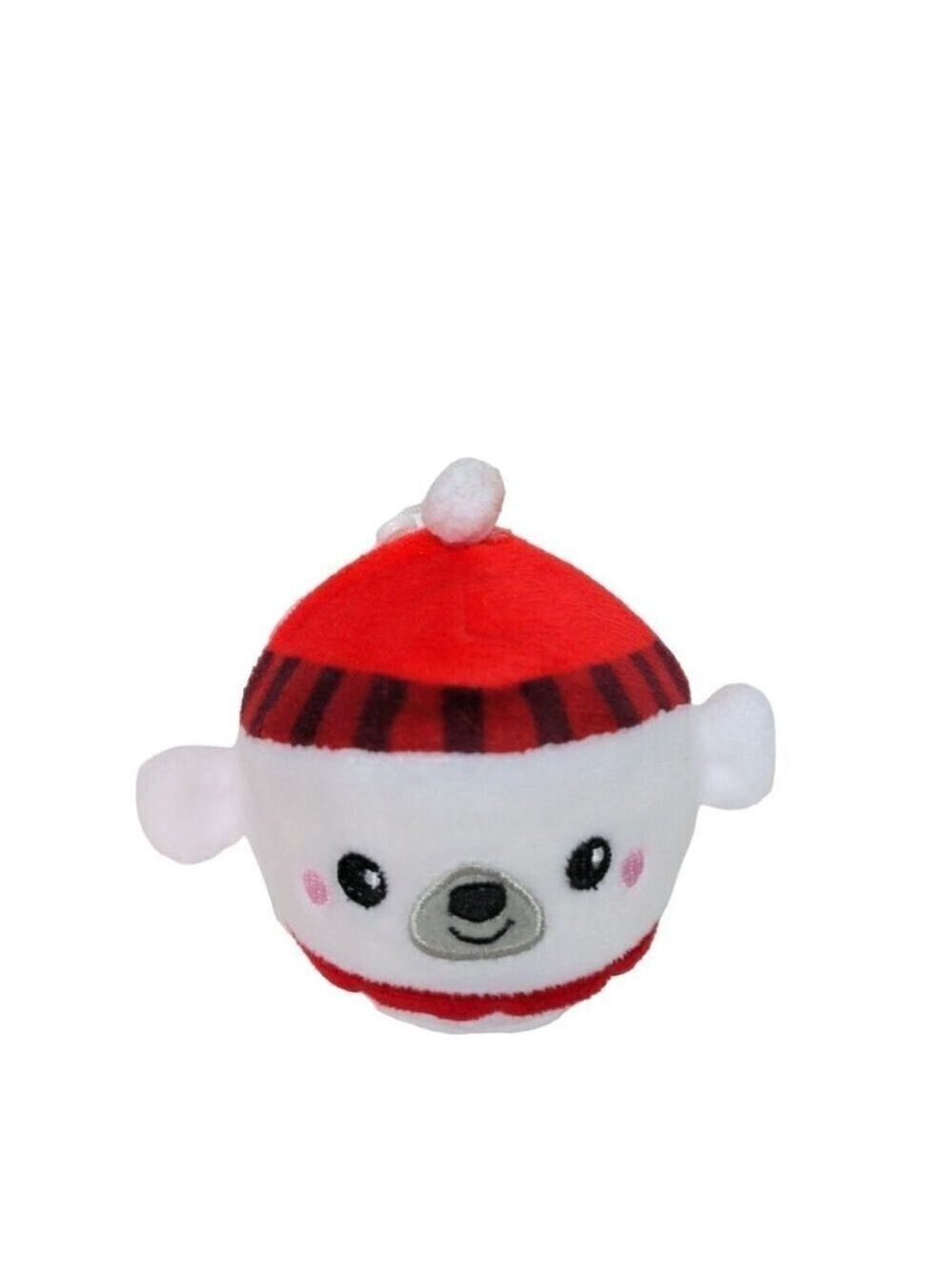 Bass Pro Shops Polar Bear Clip Plush 4.5 Inch